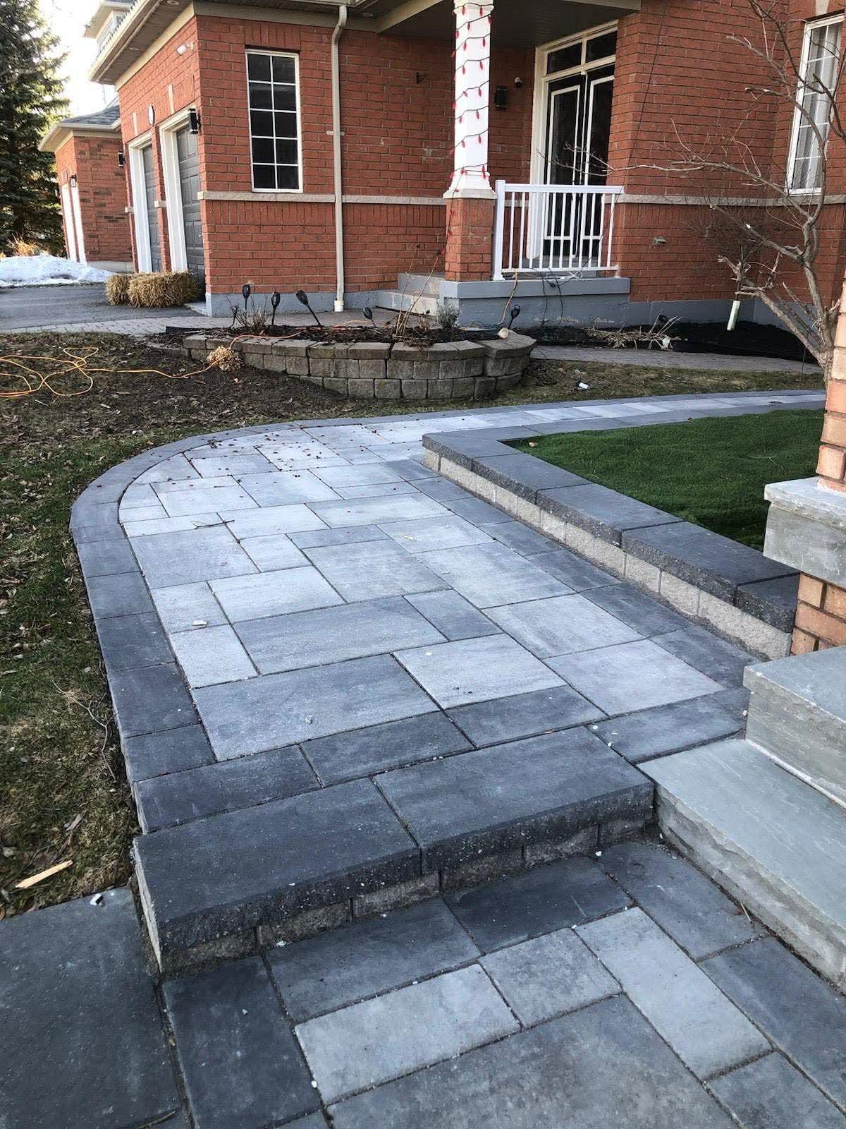 Walkways work by 365 Landscape