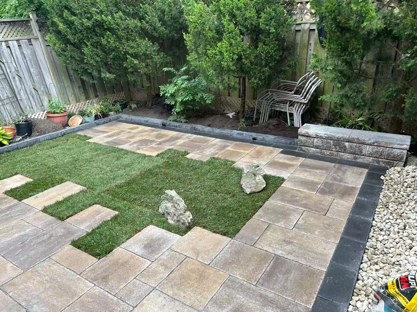 Walkways work by 365 Landscape